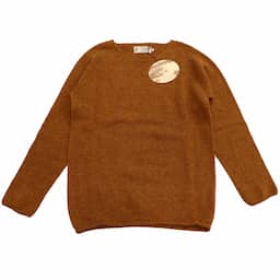 [Nor'easterly TRADITION] L/S WIDE NECK ニット｜13-001 /SIENNAライトブラウンイメージ