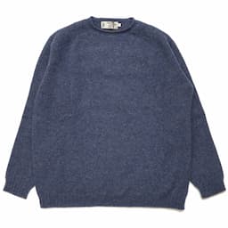 [Nor'easterly TRADITION] ROLL NECK ニット 21-002：DENIMイメージ