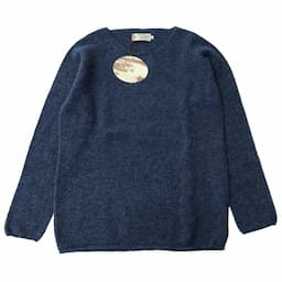 [Nor'easterly TRADITION] L/S WIDE NECK ニット｜13-001 /DENIMイメージ