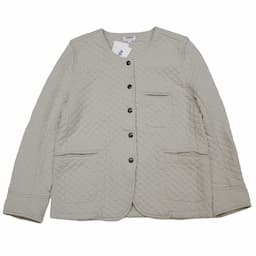 [ARMEN]  Cotton Quilt Nocollar JKT｜NAM1407 /9190ライトグレーイメージ