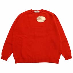 [Nor'easterly TRADITION] L/S ROLL NECK ニット｜21-002 /SCARLETレッドイメージ