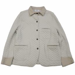 [ARMEN]  Cotton Quilt Shirts Collar JKT｜NAM0202B /9190ライトグレーイメージ