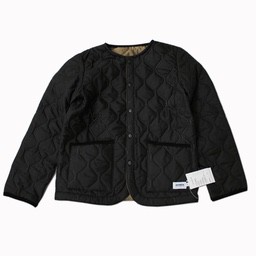 [ARMEN]Plain Polyester/Plain Polyester HEAT QUILT NO COLLAR JACKET(9900BLACK/IRAQ)｜NAM1851PPイメージ