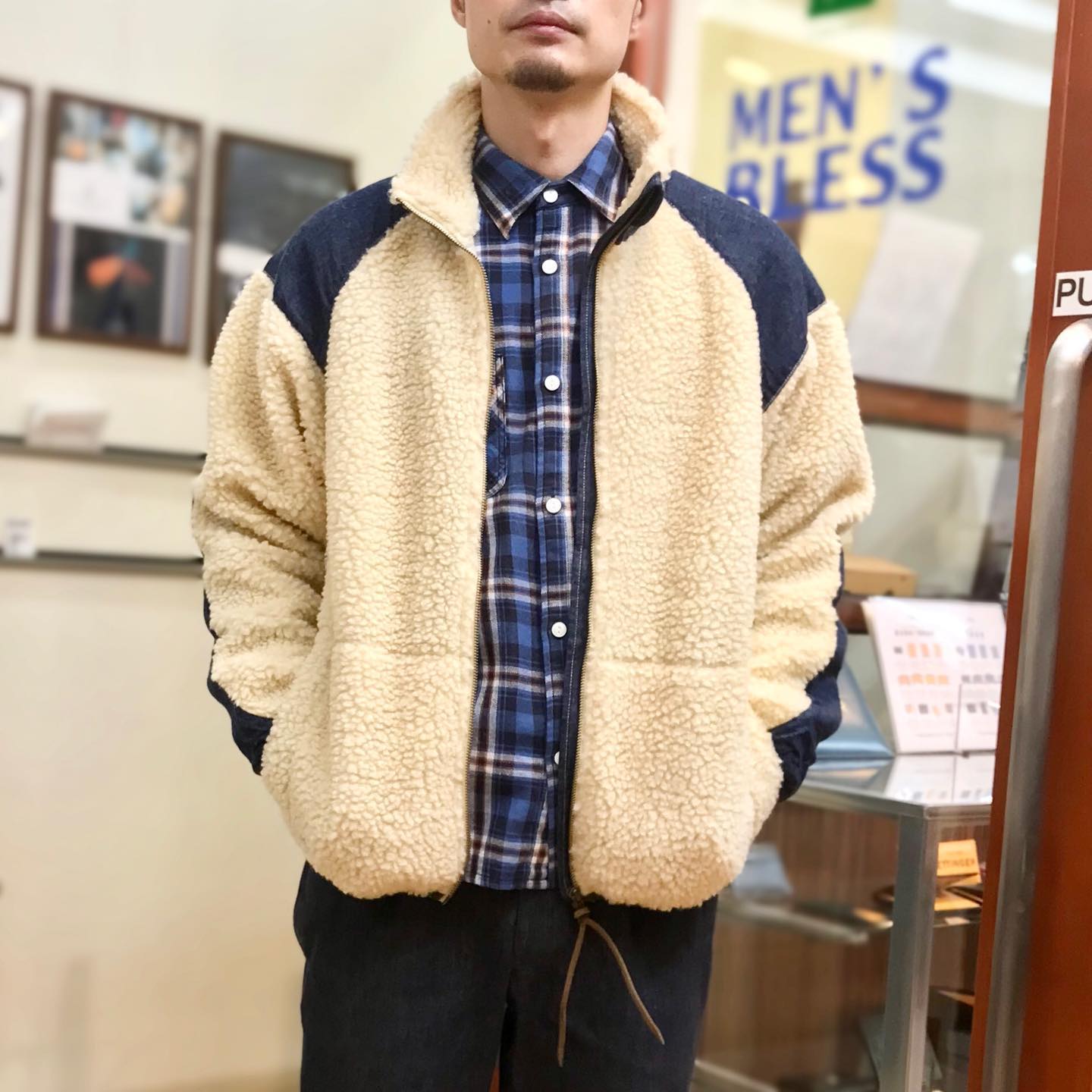 MENS BLESS】オアスロウのボアフリースジャケット入荷しました – from