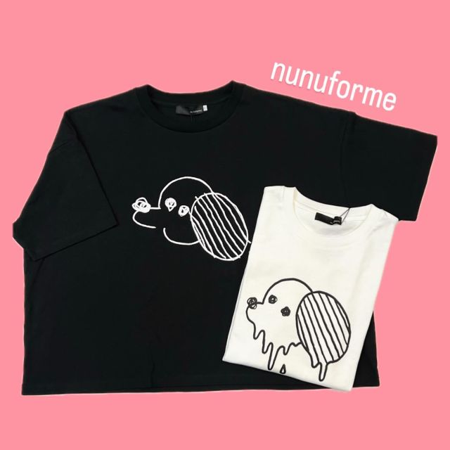 .
【NEW ARRIVAL】

#nunuforme
#ヌヌフォルム

▫️とろけるinuinu Tシャツ

color.white/black

size.1(155) 2(163) 1着用

¥7,590(tax in)

オーバーサイズで、リラックス感のあるシルエット🐶
さらりとしたドライな質感のコットン天竺です。 
強度のある生地感とドロップショルダーなので、
着心地もよく、デイリーに大活躍しそうな1枚です🕶️

スタッフ157cm

Instagram DMからの郵送やお取り置きも
承っております☺︎
気になる商品がございましたら
お気軽にお問い合わせください。

【🎡🎈カラくじなし！ガラポン抽選会🎈🎡】
¥5,500以上お買い上げで1回ガラポンチャレンジ！！
🥇1等 20%OFF 券
🥈2等 10%OFF 券
🥉3等 5%OFF 券　etc...

【まつやまキャッシュレスポイント還元】
当店のお買い物をマチペイで決済して頂くと
最大25%ポイント還元！！
上限 2500ポイント/回　2500ポイント/月
2024.3/1〜6/30 ※予算達成次第終了

営業時間 
10:30-18:30
水曜定休日

#愛媛#松山#大街道#ehime#matsuyama#セレクトショップ#松山セレクトショップ#愛媛セレクトショップ#セレクトショップ松山#fudge#fudge部#lalabegin#cluel#今日のコーデ #大人コーデ#今日の服#blessofbless#ブレスオブブレス#outfit#ファッションコーデ#松山子供服#こどもふく#ootd#bless24ss