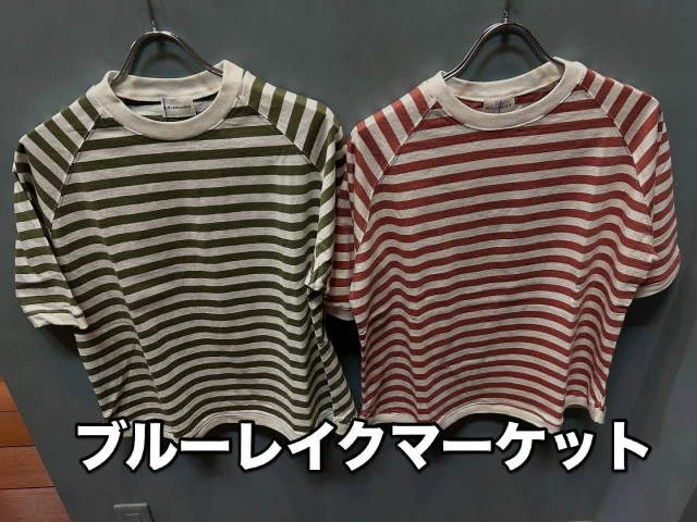 ボーダー新作半袖です♪ブルーレイクマーケット、ジョンブル、ケレンです。